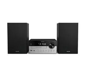 Philips TAM4205M2 černá/stříbrná / Mikrosystém / Bluetooth 5.4 / USB / 80 W RMS