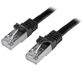 StarTech patch kabel Cat6 SFTP černá / Patch kabel / RJ-45 / 3 m