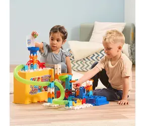 VTECH Kuličková dráha Marble Rush Build & Store Box M400 / 65 dílků / 5 kuliček / od 4 let