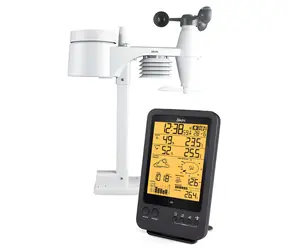 Alecto WS-4700 černá / Meteostanice / LCD displej / bezdrátové venkovní čidlo