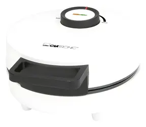 Clatronic WA 3832 černá/bílá / Vaflovač / 1200 W / kulatý tvar