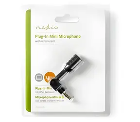 Nedis Mikrofon pro notebook / Mikrofon / Kabelový / 3,5 mm jack / Všesměrový
