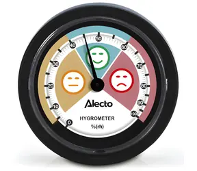 ALECTO Analogový vlhkoměr 60 mm / bez baterie / do interiéru