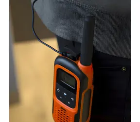 Alecto FRH-10 DUO / Náhlavní souprava / Airtube / 2,5 mm jack / PTT/VOX