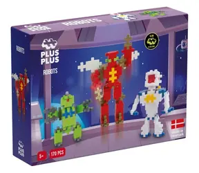 PLUS-PLUS Stavebnice Roboti / 170 dílků