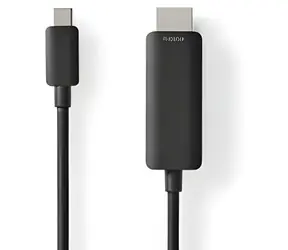 Nedis USB-C - HDMI černá / Redukce / USB 3.2 Gen 1 / 4K 60Hz / 1 m