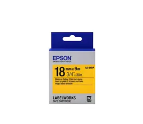 Epson LK-5YBP Pastel / Páska do štítkovače / 18 mm / 9 m / černá na žluté