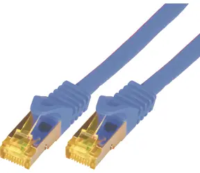 Mcab Cat7 SFTP 5 m modrá / Patch kabel / RJ45 / LSZH / 10 Gbit/s