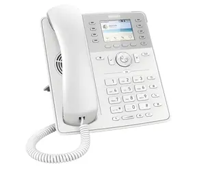 Snom D735 bílá / Drátový IP telefon / 2,7" displej / 12x SIP / PoE / USB