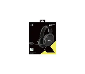 Xtrfy H2 černá / Sluchátka / Přes hlavu / S mikrofonem / Drátová
