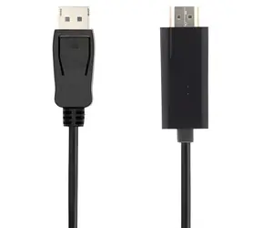 Nedis DisplayPort kabel na HDMI černý / Kabel DisplayPort na HDMI / 4K 30Hz / Poniklované konektory / 2 m