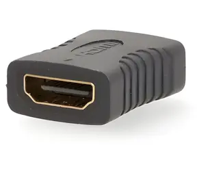Nedis HDMI spojka antracit / HDMI adaptér / HDMI(F) - HDMI(F) / pozlacené konektory