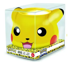 STOR 3D hrnek Pokémon Pikachu / 500 ml / Nevhodný do myčky a mikrovlnky