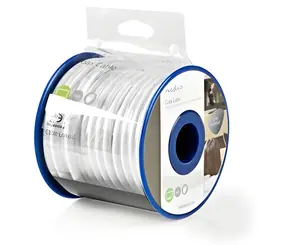 Nedis Koaxiální kabel na cívce / 4G/LTE / 75 Ohm / 3x stíněný / ECA / 10 m / Bílá