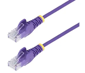 StarTech UTP CAT6 0,25m slim snagless purpurová / Patch kabel / RJ45-RJ45