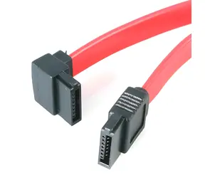 StarTech SATA červený / Kabel / SATA 7-pin - SATA 7-pin / úhlový / 30 cm