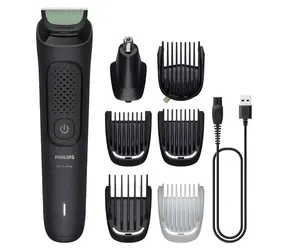 Philips MG3935/15 Series 3000 černá / Zastřihovač / 7 nástavců / 70 minut provozu / Na tělo a obličej