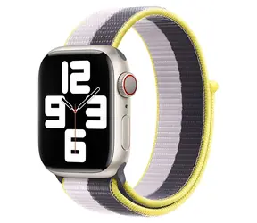 Devia Nylon Braided Two-Tone Loop Lilac (fialová) / Řemínek pro Apple Watch / 44/45/46 mm
