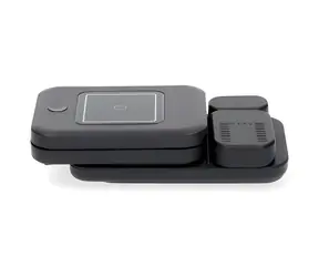 Nedis 3v1 skládací bezdrátová nabíječka / 15 W / USB-A, USB-C / LED indikace / kabel 1 m
