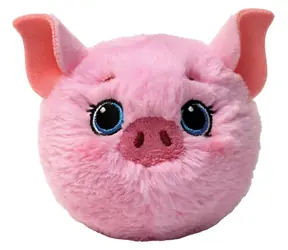 TY Plyšové prasátko Bouncer Posey růžová / 8 cm