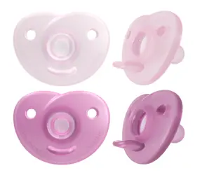 Philips Avent SCF099/27 růžová / Dudlík / 0-6 m / dívka / 2 ks
