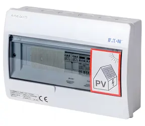 Solarmi DC1T2 / DC rozvaděč pro fotovoltaiku / svodič přepětí T2 / odpojovač / pojistky