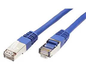 Value S/FTP patchkabel CAT6 5m modrá / Patch kabel / RJ45-RJ45