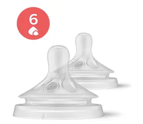Philips Avent Natural Response SCY966/02 / Savička / Flow 6 – na kaši / 6m+ / 2 ks