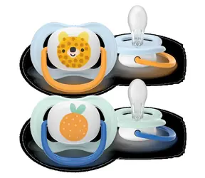 Philips Avent Ultra Air SCF080/23 0-6 m, chlapec / Dudlík / s obrázkem / 2 ks