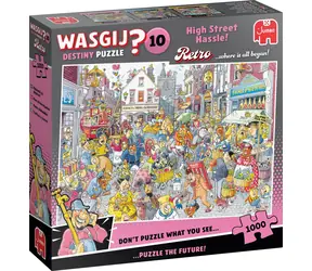 JUMBO Puzzle WASGIJ Retro Destiny 10: Problémy na hlavní ulici / 1000 dílků / od 15 let