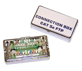 Digitus Propojovací spojka CAT5 FTP / Spojka / zárezová / RJ45-RJ45