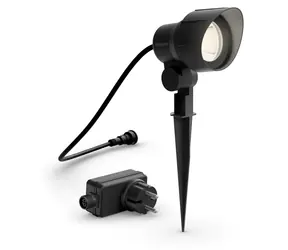 Philips Low Voltage LED 24W černá / Venkovní zapichovací svítidlo / 600 lm / 2700K / IP44 / nestmívatelné