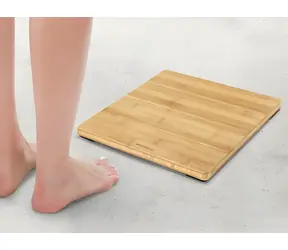 Soehnle Style Sense Bamboo Magic / Digitální osobní váha / bambusová plocha / max. 180 kg