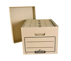 Fellowes R-Kive Basic hnědá / Archivační kontejner / A4 / 5 ks / 340x450x275 mm