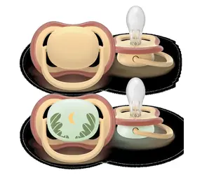 Philips Avent SCF087/09 / Dudlík / Ultra Air / 0-6 m / neutral, 2 ks