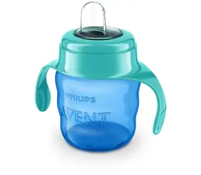 Philips Avent Hrneček Classic SCF551 modrá / 200 ml / od 6 měsíců / s náustkem a držadly