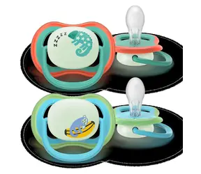 Philips Avent Ultra Air SCF376/28 6-18 m chlapec / Dudlík / Noční / 2 ks