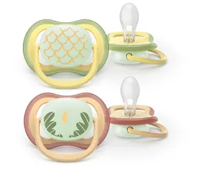 Philips Avent Ultra Air SCF376/27 0-6 m neutral / Dudlík / Noční / 2 ks