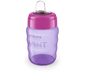 Philips Avent SCF553/03 růžová / Dětský hrnek s náustkem / 260 ml / 9m+