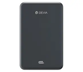 Devia Ultra14 Solid State Magnetic černá / Powerbanka / 10000 mAh / PD 22.5W / Magnetické nabíjení