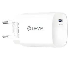 Devia Ultra6 PD Dynamic Charger 40 W bílá / Síťová nabíječka / USB-C / PD / max. 60 W
