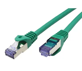 Roline S/FTP patch kabel Cat 6a zelený / Patch kabel / Component Level / 3 m / LSOH