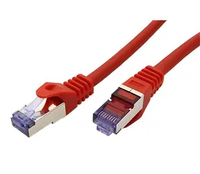Roline Cat6a S/FTP 20m červená / Patch kabel / RJ45 / LSOH / Component Level