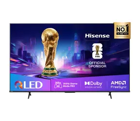 43" Hisense 43E77Q PRO černá / Televize / QLED / UHD 4K / HDMI / WiFi / BT / DVB-T2/S2/C
