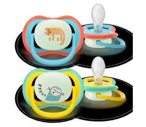 Philips Avent Ultra Air SCF376/32 / Dudlík / noční / chlapec / 18 m+ / 2 ks
