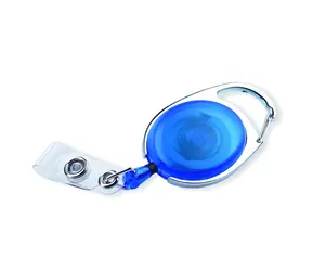 EUROSUPPLIES Naviják na visačky modrý / Šle 12 mm / Délka lanka 700 mm / 10 ks