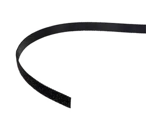 Value černá / Stahovací páska / suchý zip / 10 mm / 25 m