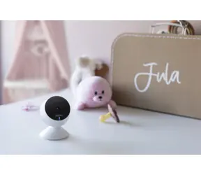 Alecto SMARTBABY5 bílá / Chůvička / Wi-Fi / kamera / obousměrný hovor / upozornění na pohyb a zvuk