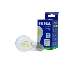 Tesla FILAMENT RETRO BULB E27 4,2W čirá / LED žárovka / 470 lm / 4000K