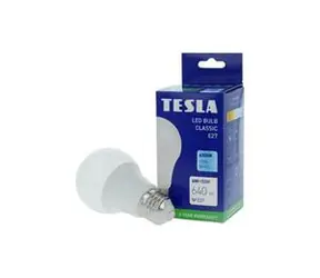 TESLA LED žárovka E27 6W / 640lm / 6500K / studená bílá